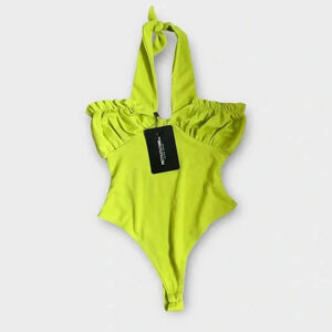 NWT Prettylittlething Halter Neck Bodysuit